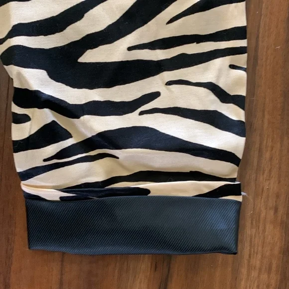 New Zara women animal print satin effect blazer - Picture 11 of 14